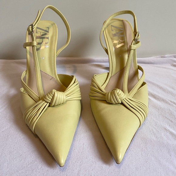 Yellow Zara Heels - Picture 2 of 2